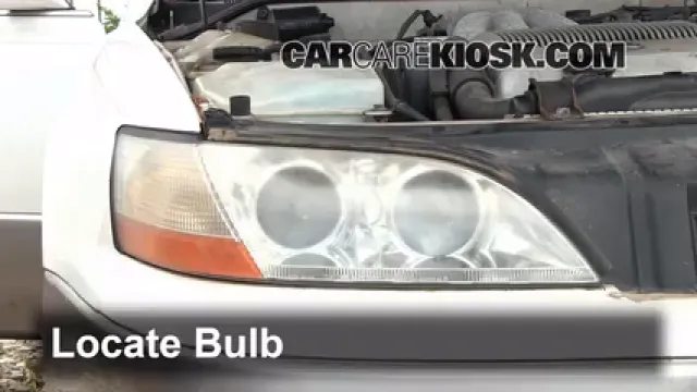1993 Lexus ES300 3.0L V6 Luces Luz de carretera (reemplazar foco) 